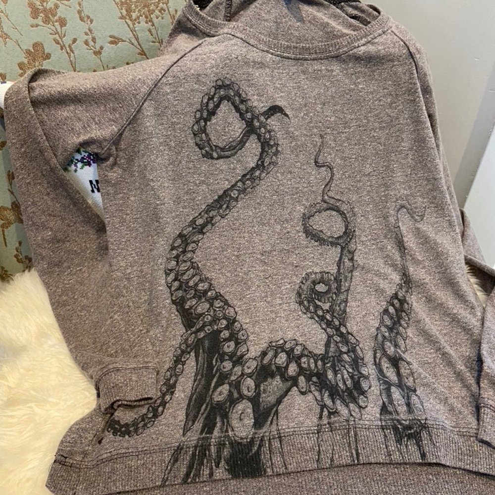 Alternative Earth Silkscreen Octopus Shirt